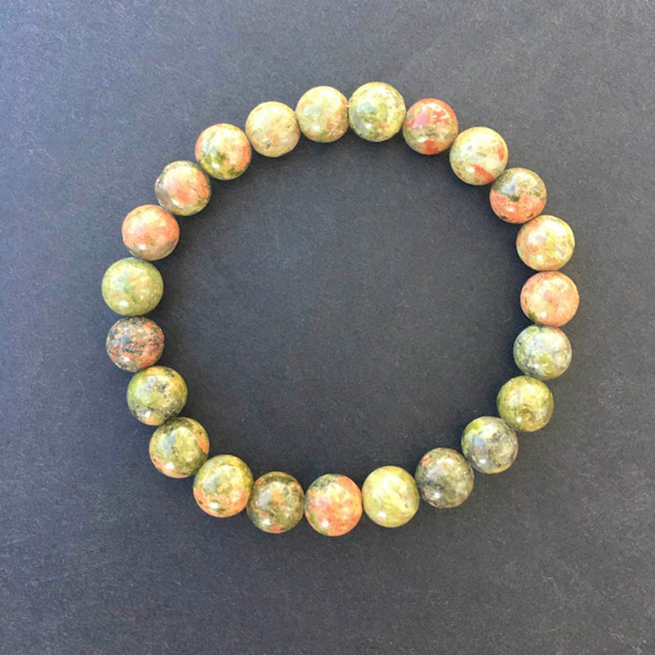 Natural Unakite Crystal Chip Bracelet – Shokh Jewelry